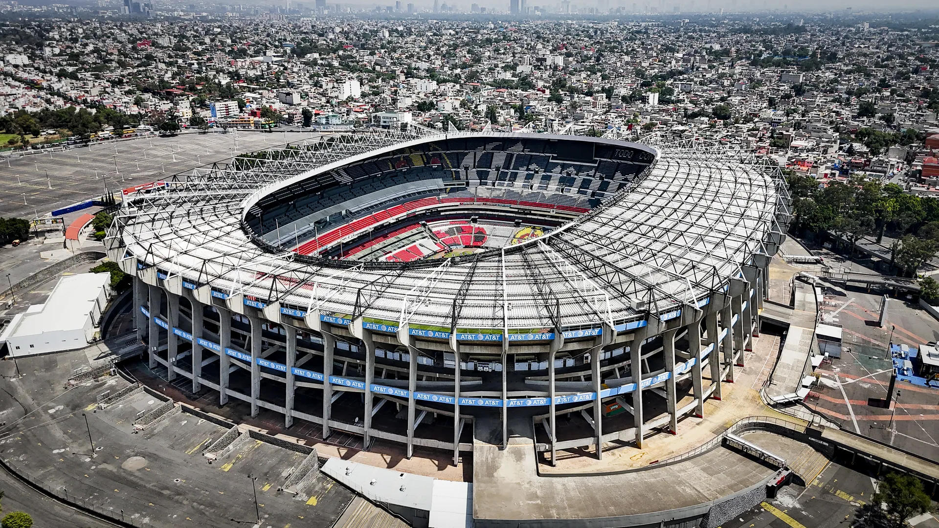 Estadio Azteca desde el aire 4