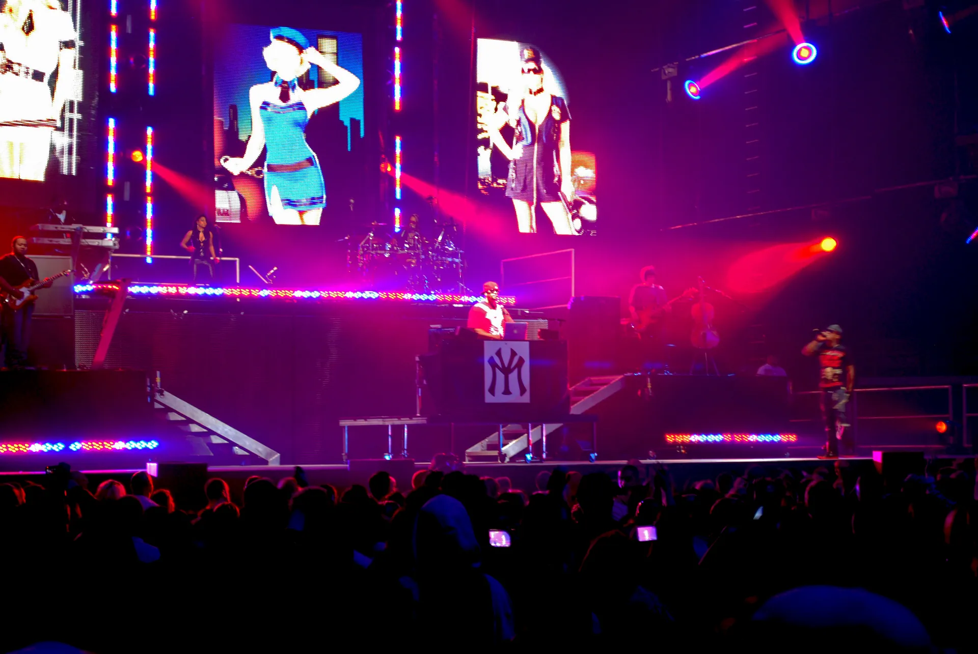 Lil Wayne performing at General Motors Place in Vancouver