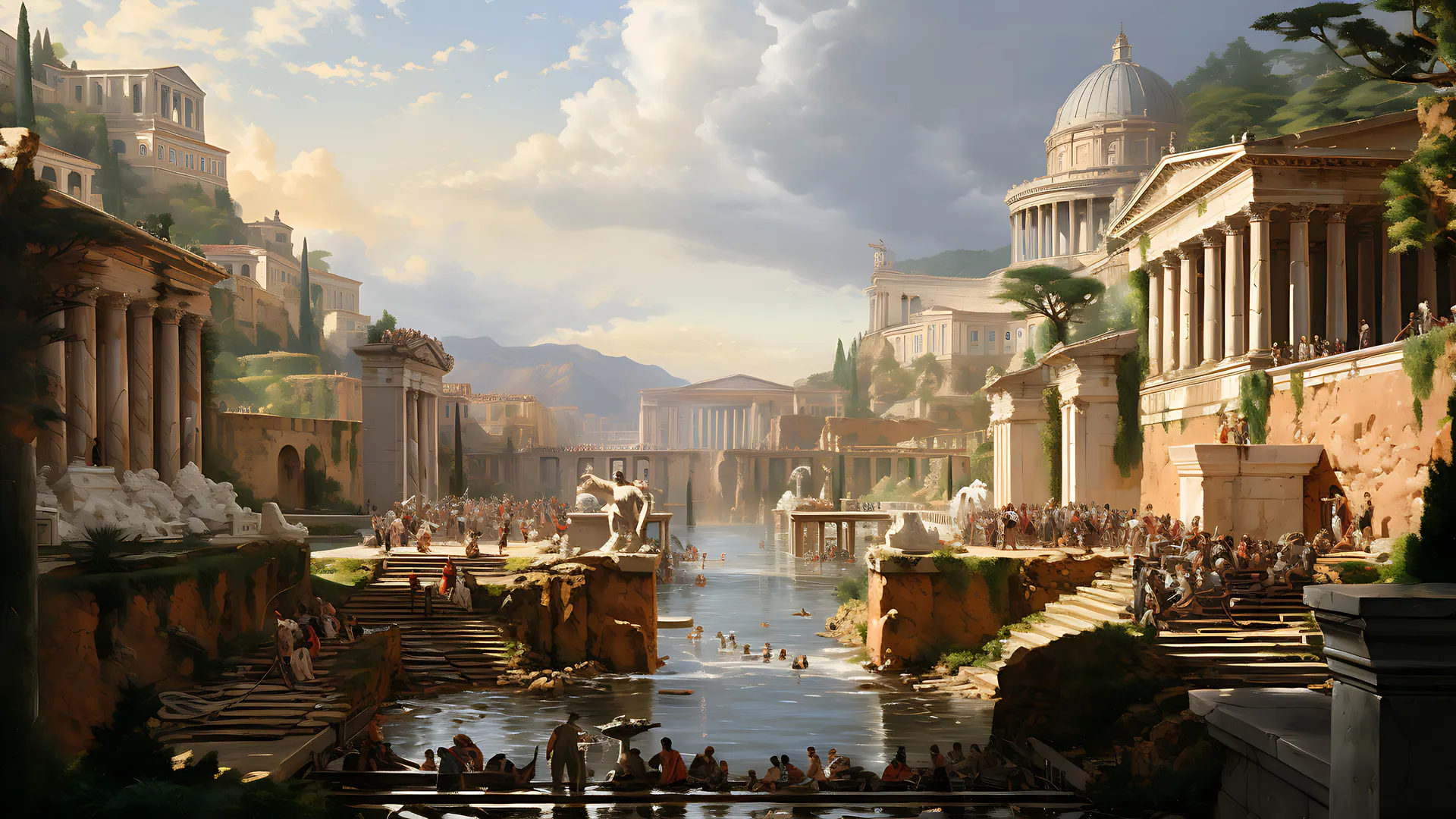 Rome_Waterway_-_TV_Art