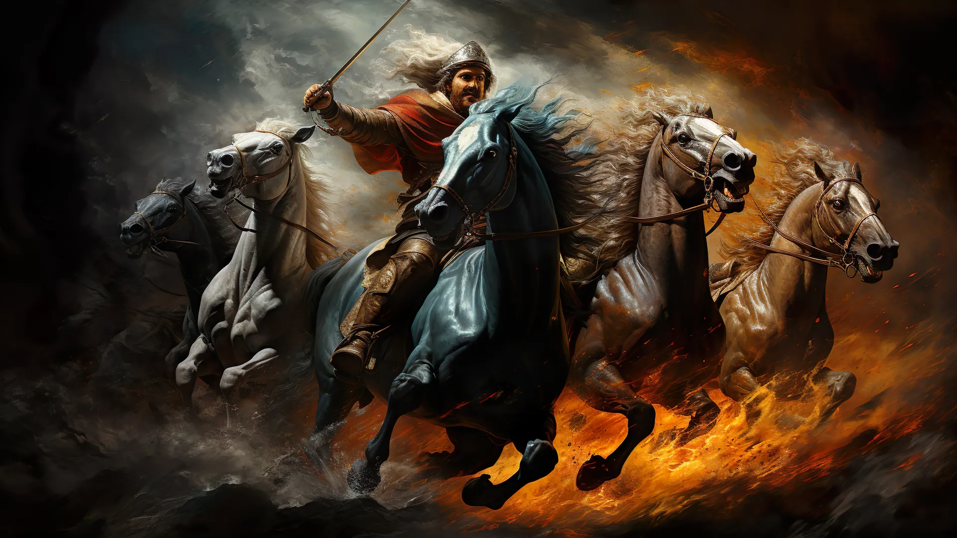 The_Battle_Of_The_Amazon_Horses_-_TV_Art