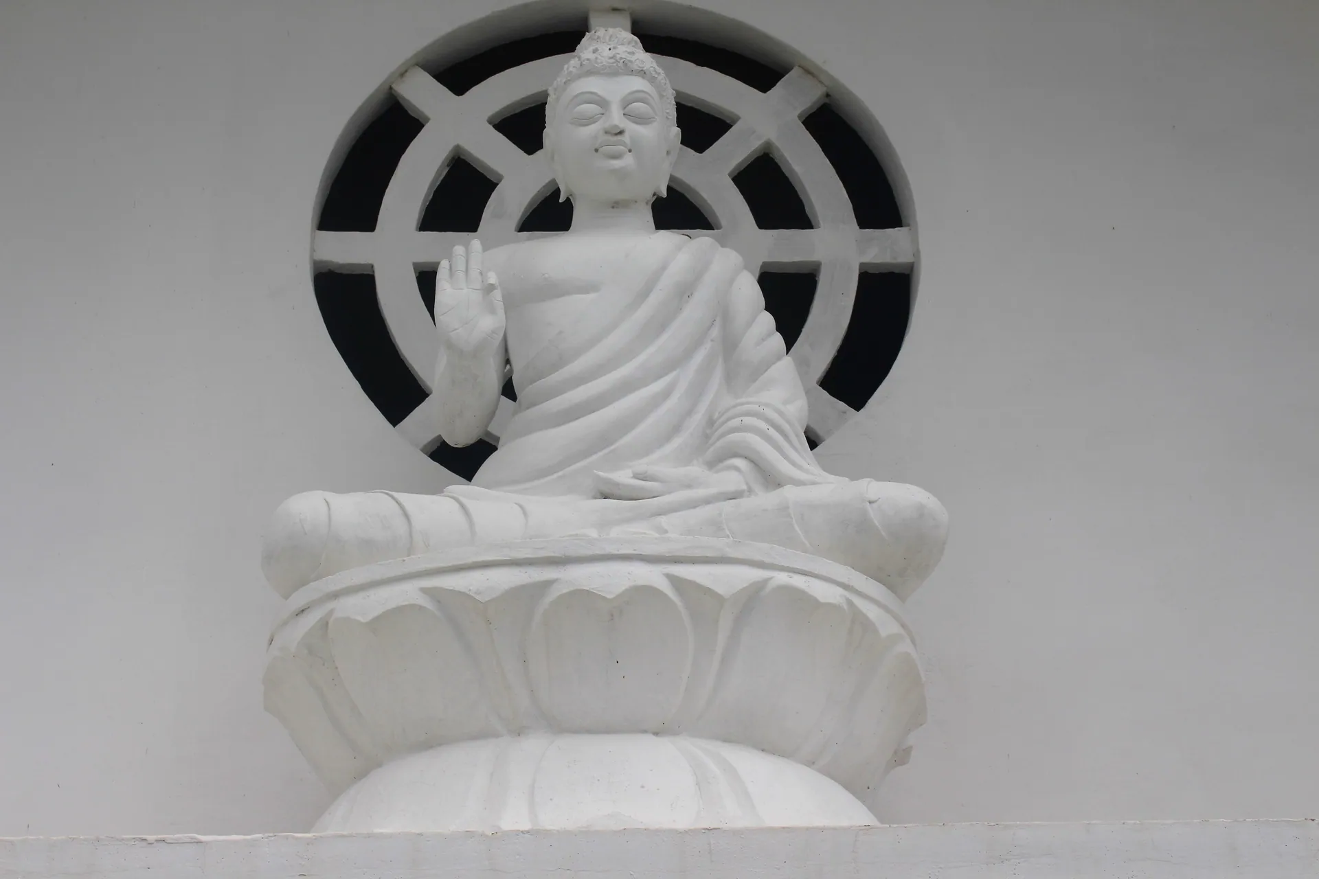3D Buddha Carving at Dhyan Buddha Statue, Amaravathi