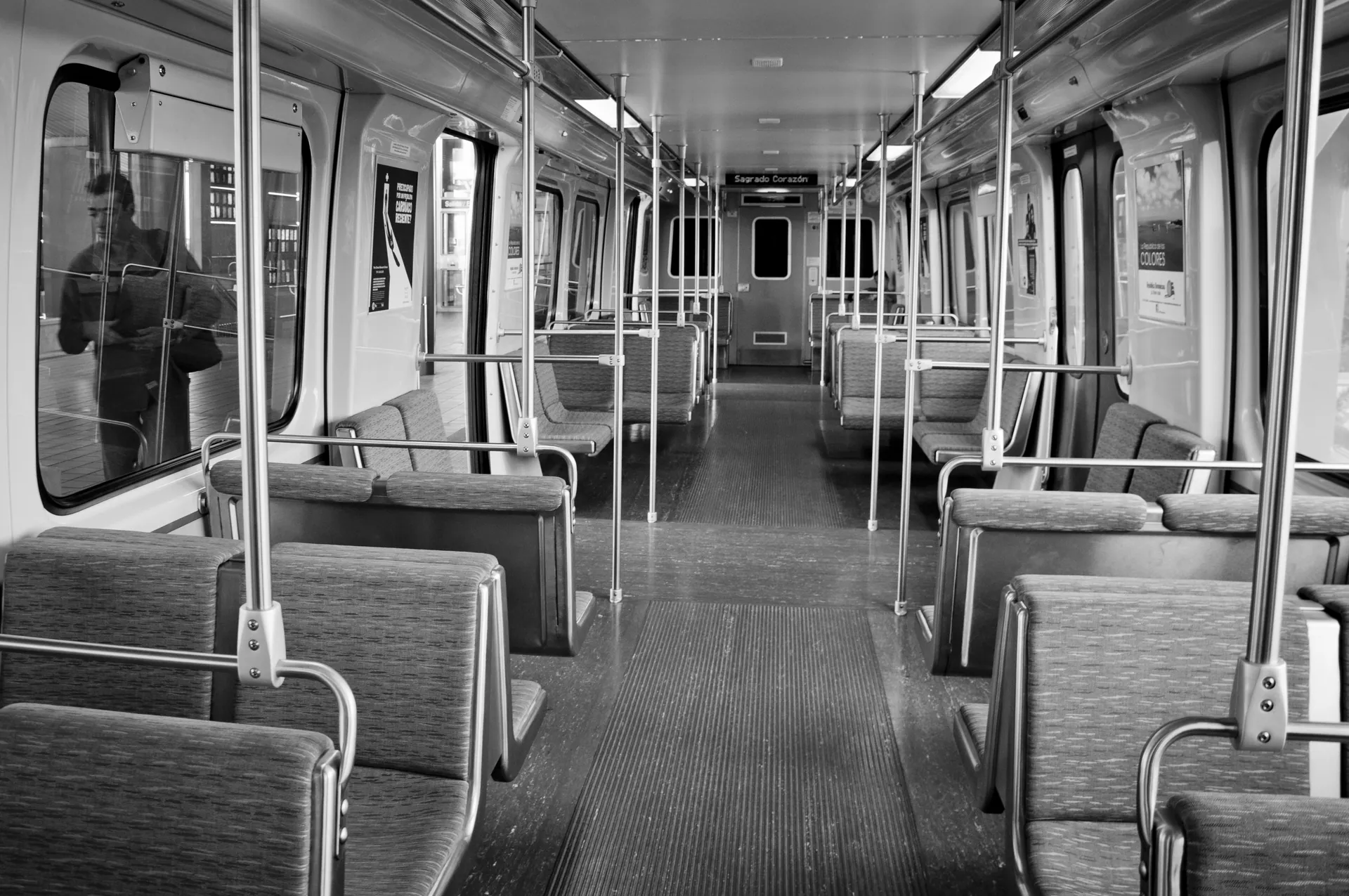 Tren Urbano Interior near Sagrado Corazon station, Santurce, San Juan, Puerto Rico