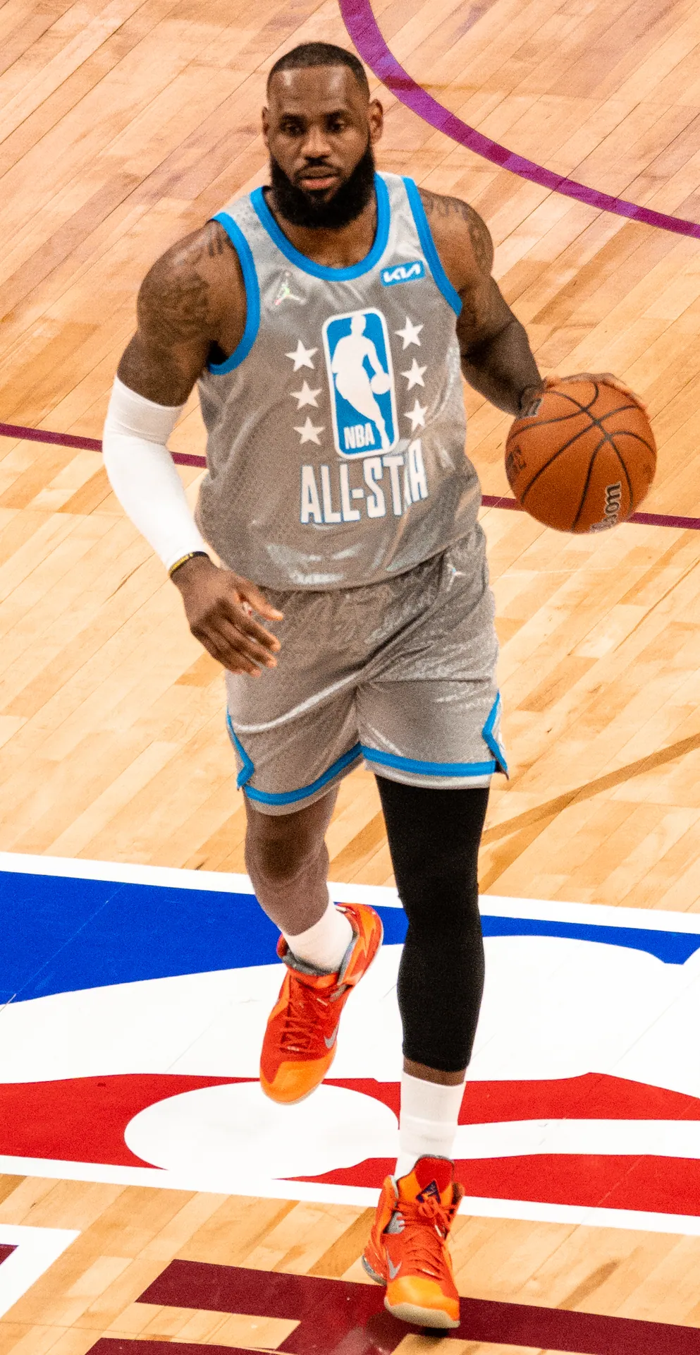 LeBron James at the 2022 NBA All-Star Game