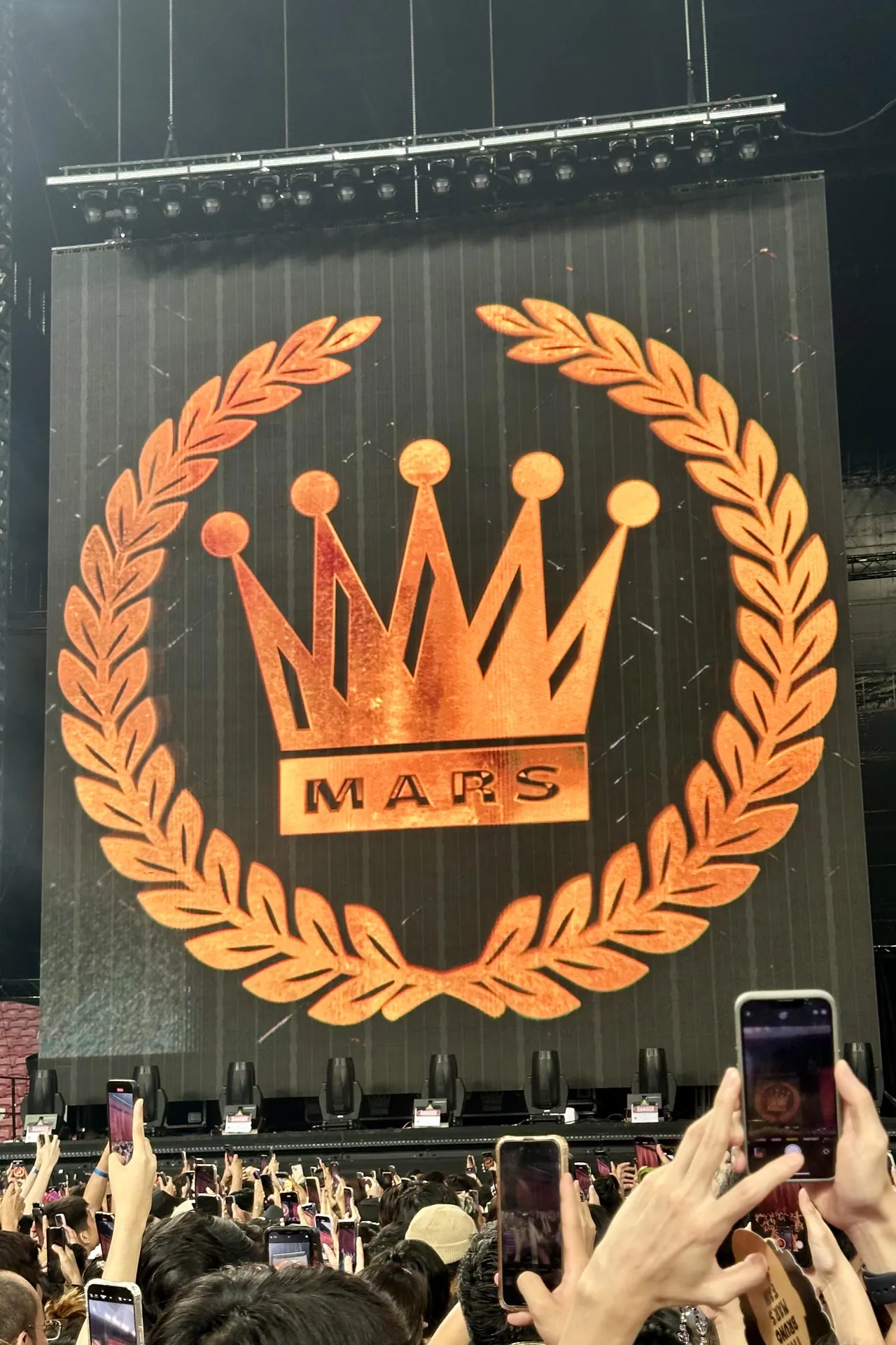 Bruno Mars Concert at Singapore 02