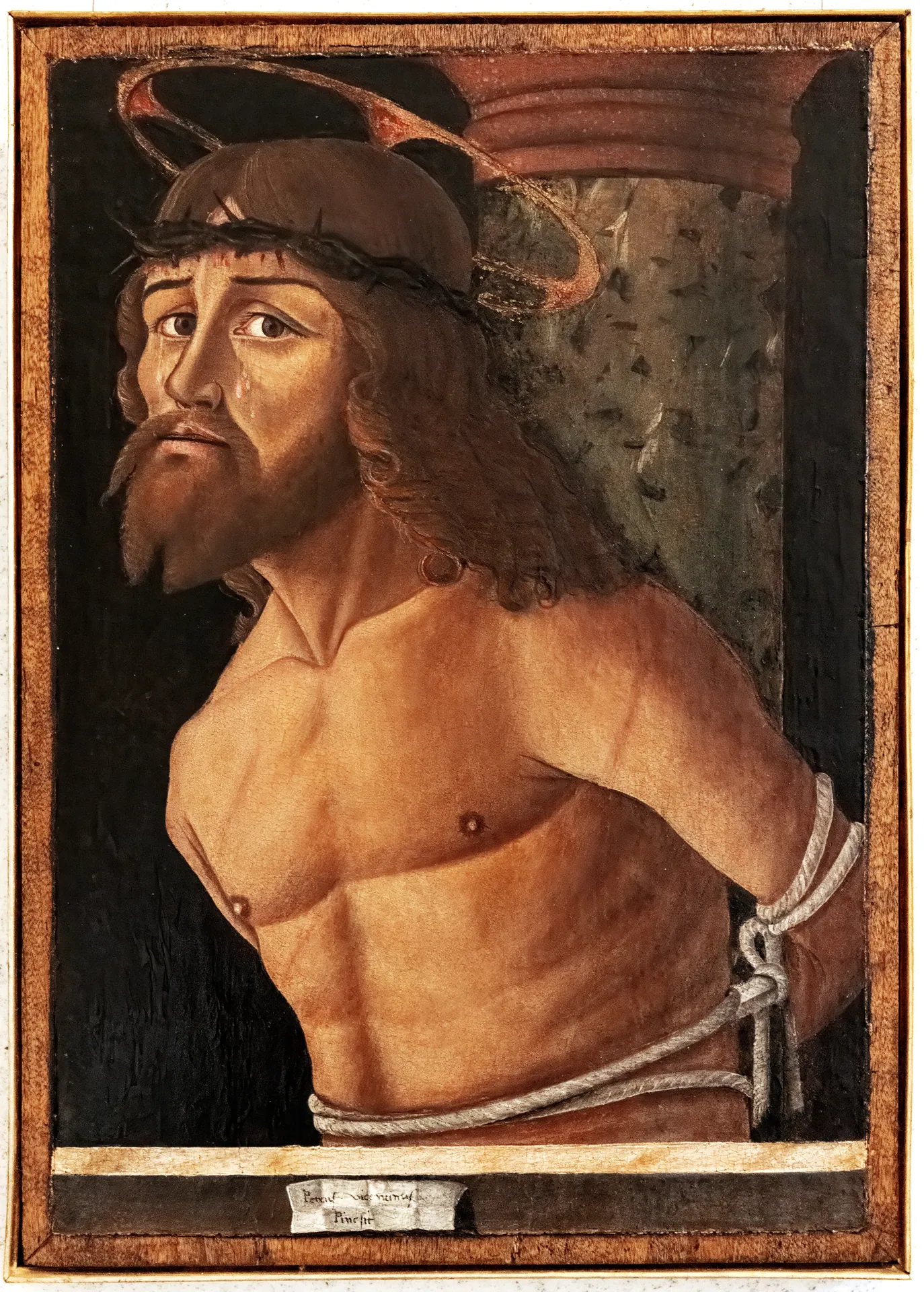 (Venice) Christ at the Column by Pietro Da Vicenza - Correr Museum