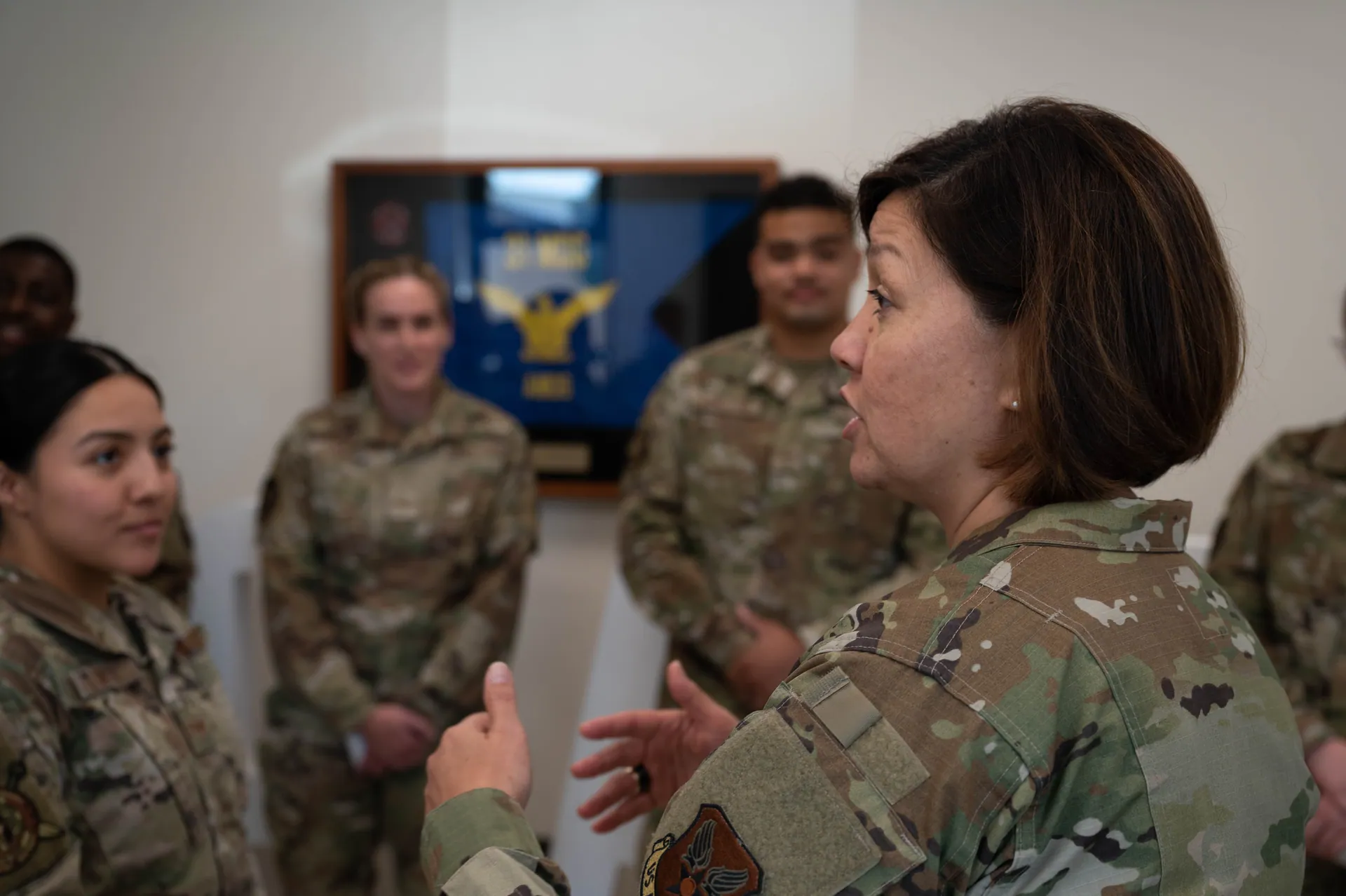Chief Master Sgt of the Air Force JoAnne S Bass visits Aviano Air Base