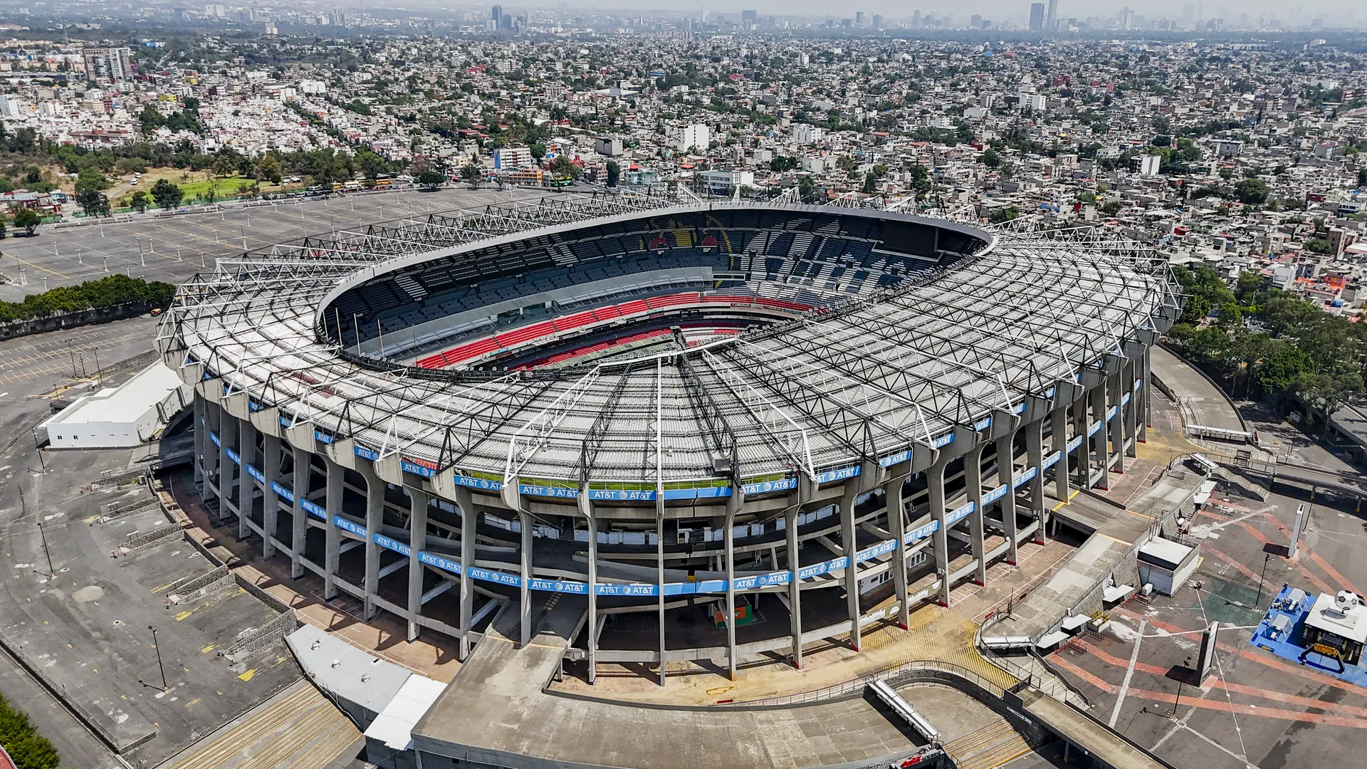 Estadio Azteca desde el aire 2