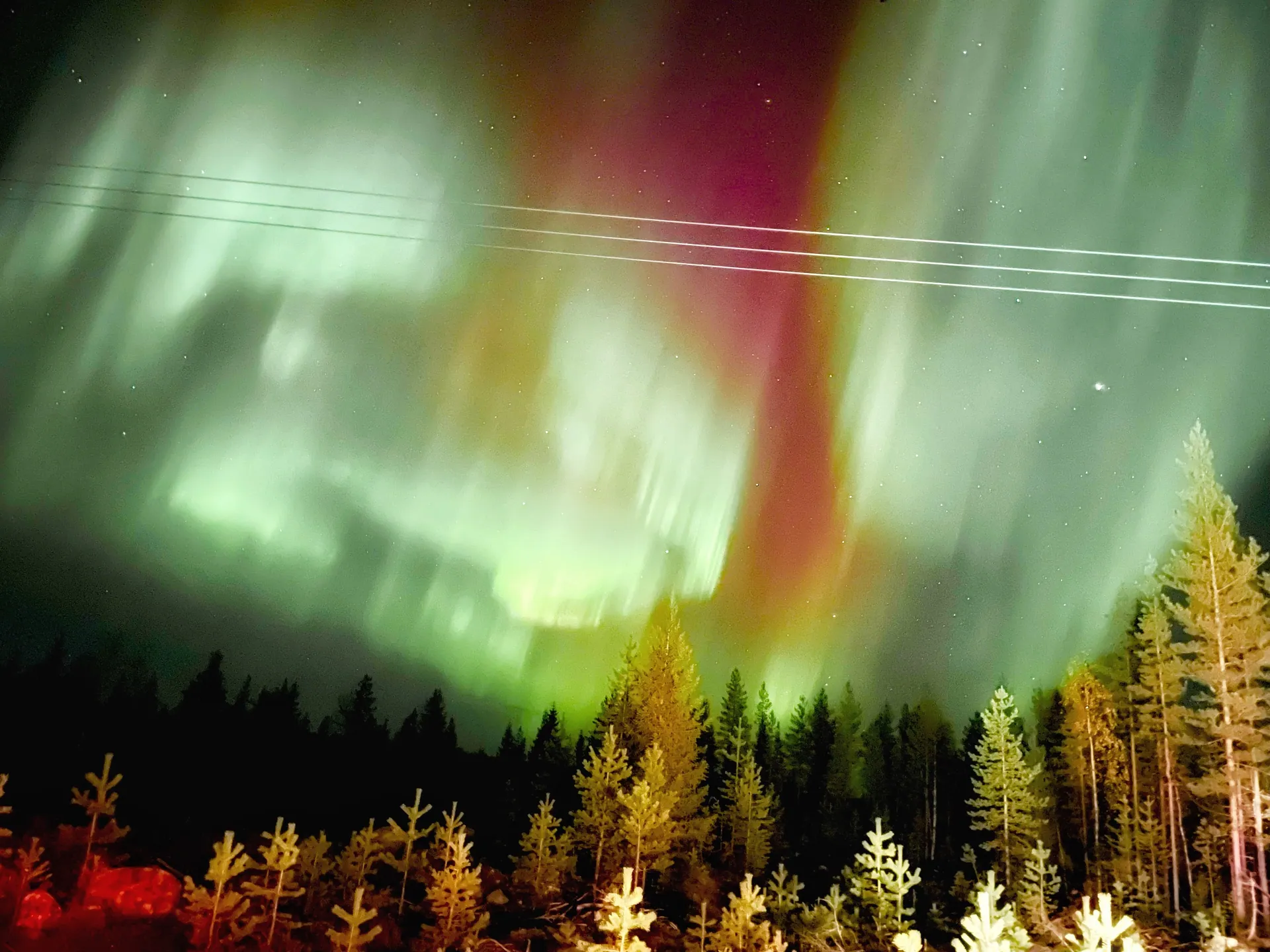 Aurora borealis, Juoksenki