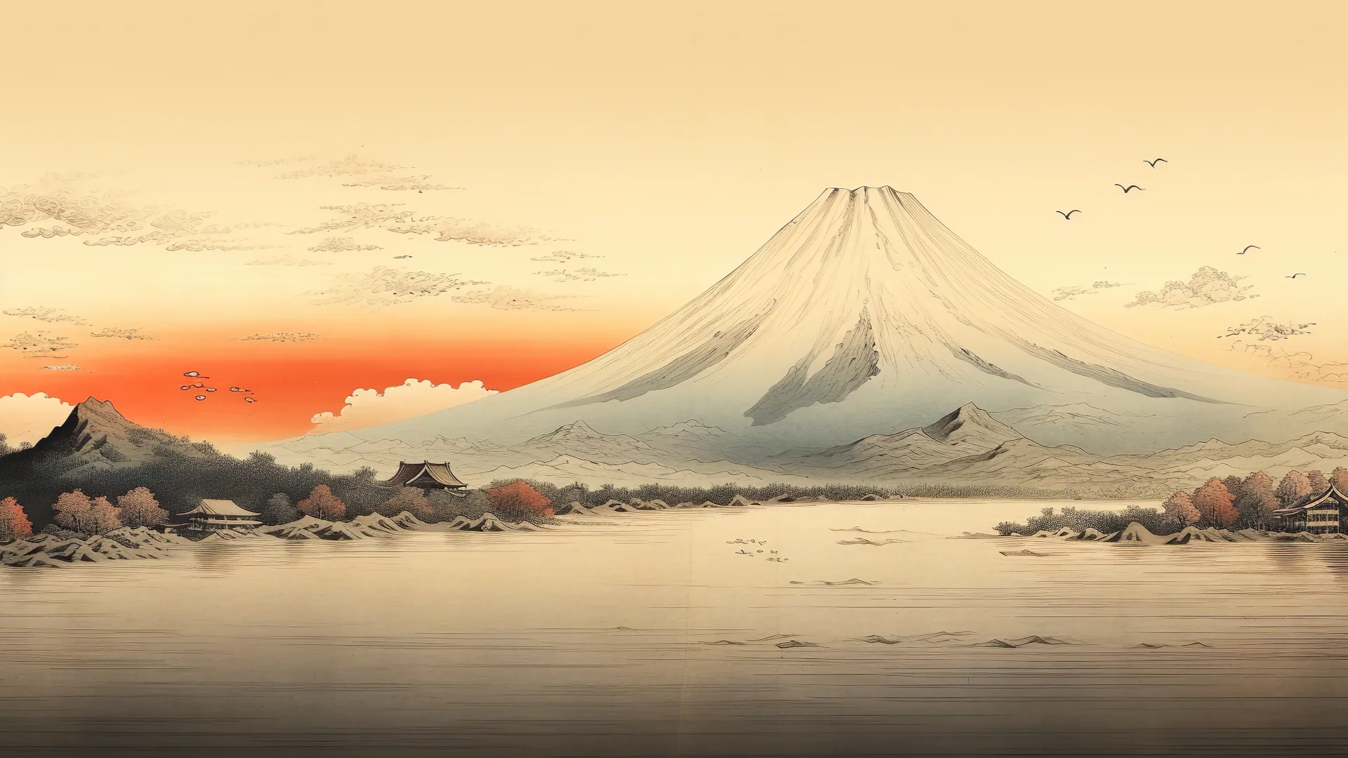 Fuji_View_At_Sunset_-_TV_Art