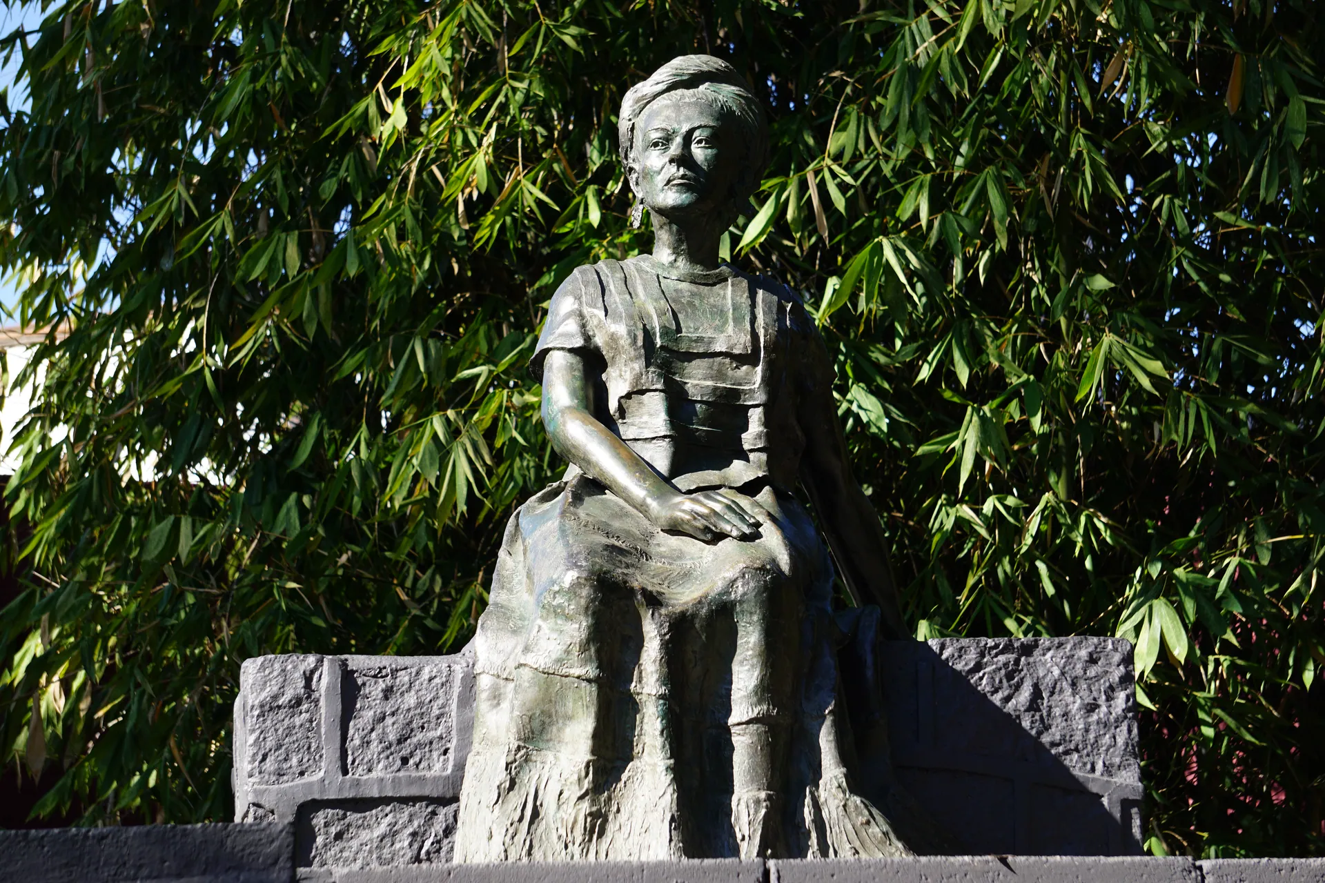 Frida Kahlo Statue in Frida Kahlo Park