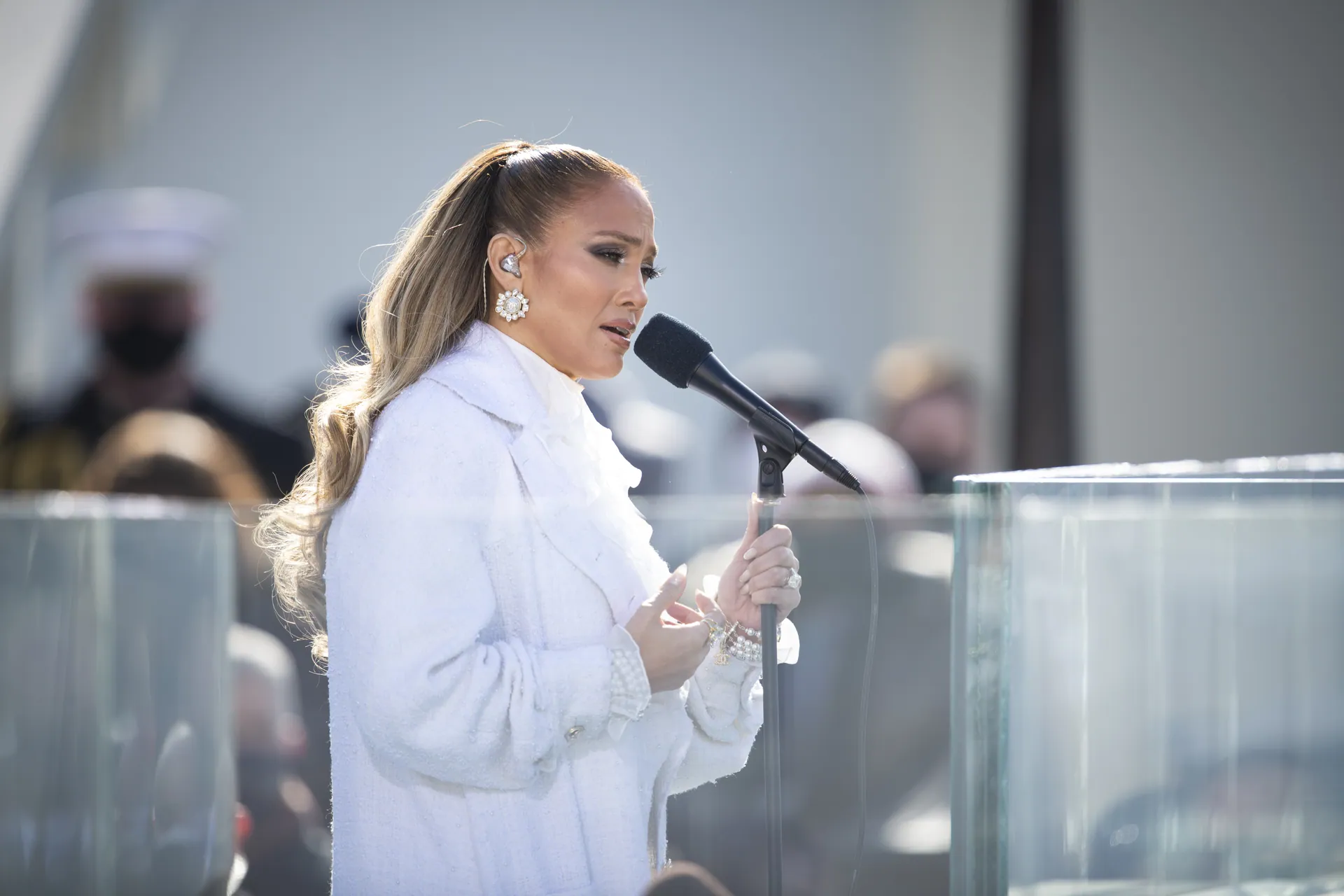 210120-D-WD757-1975 - Jennifer Lopez at the US Capitol