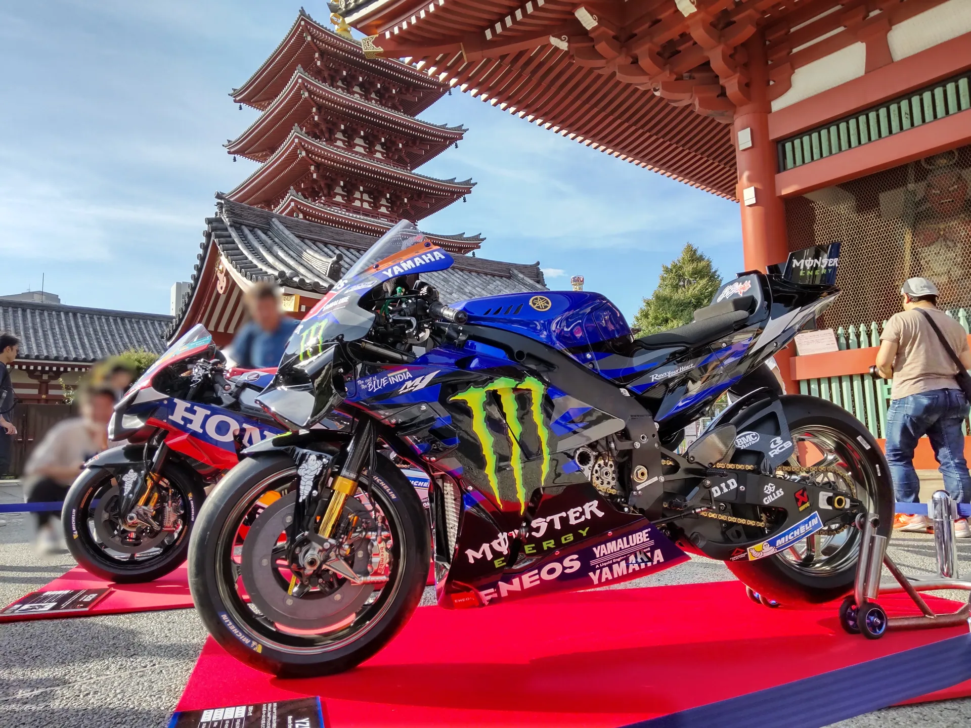MotoGP motorcycles in Asakusa Sensoji (2)
