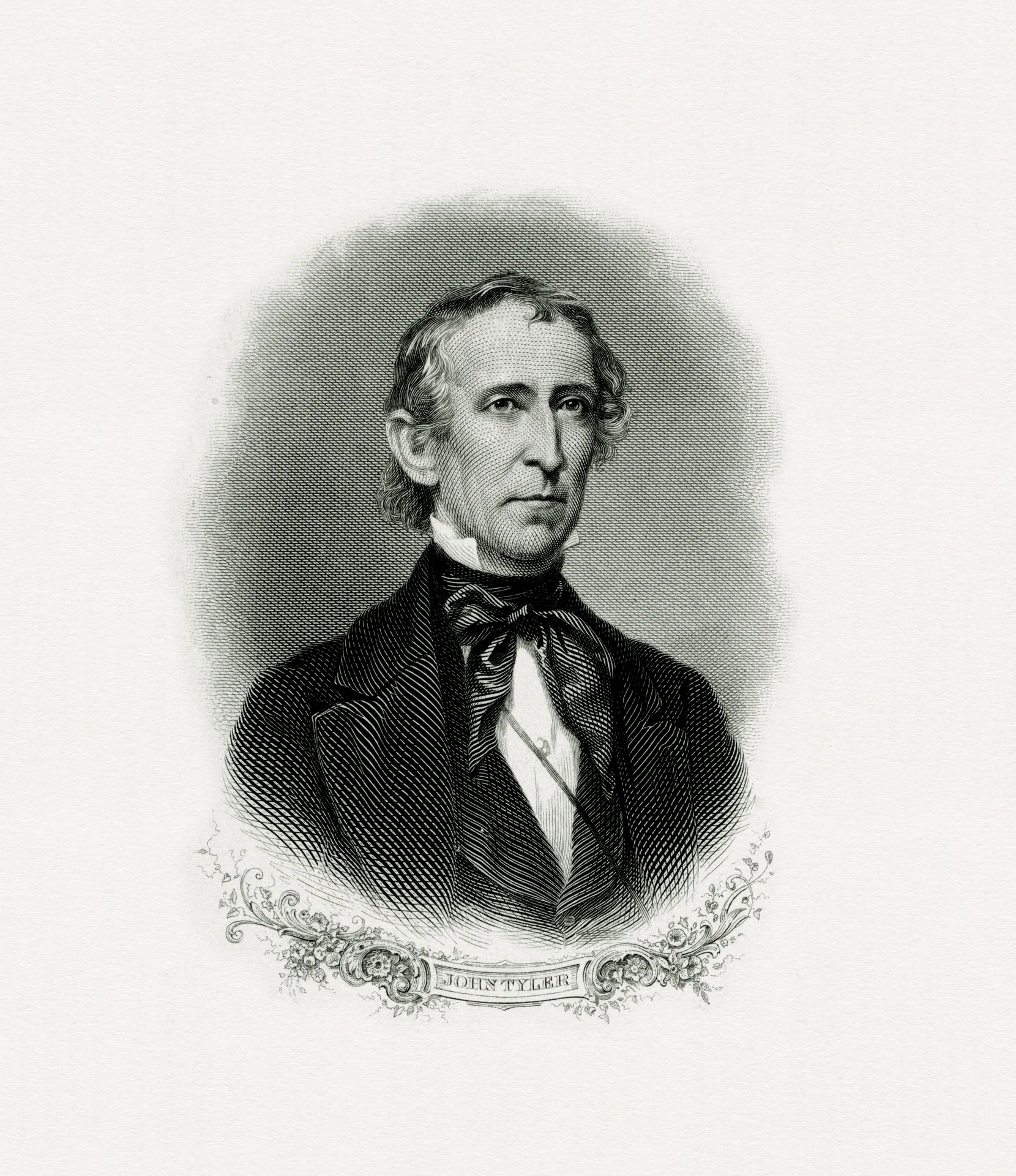 TYLER, John-President (BEP engraved portrait)