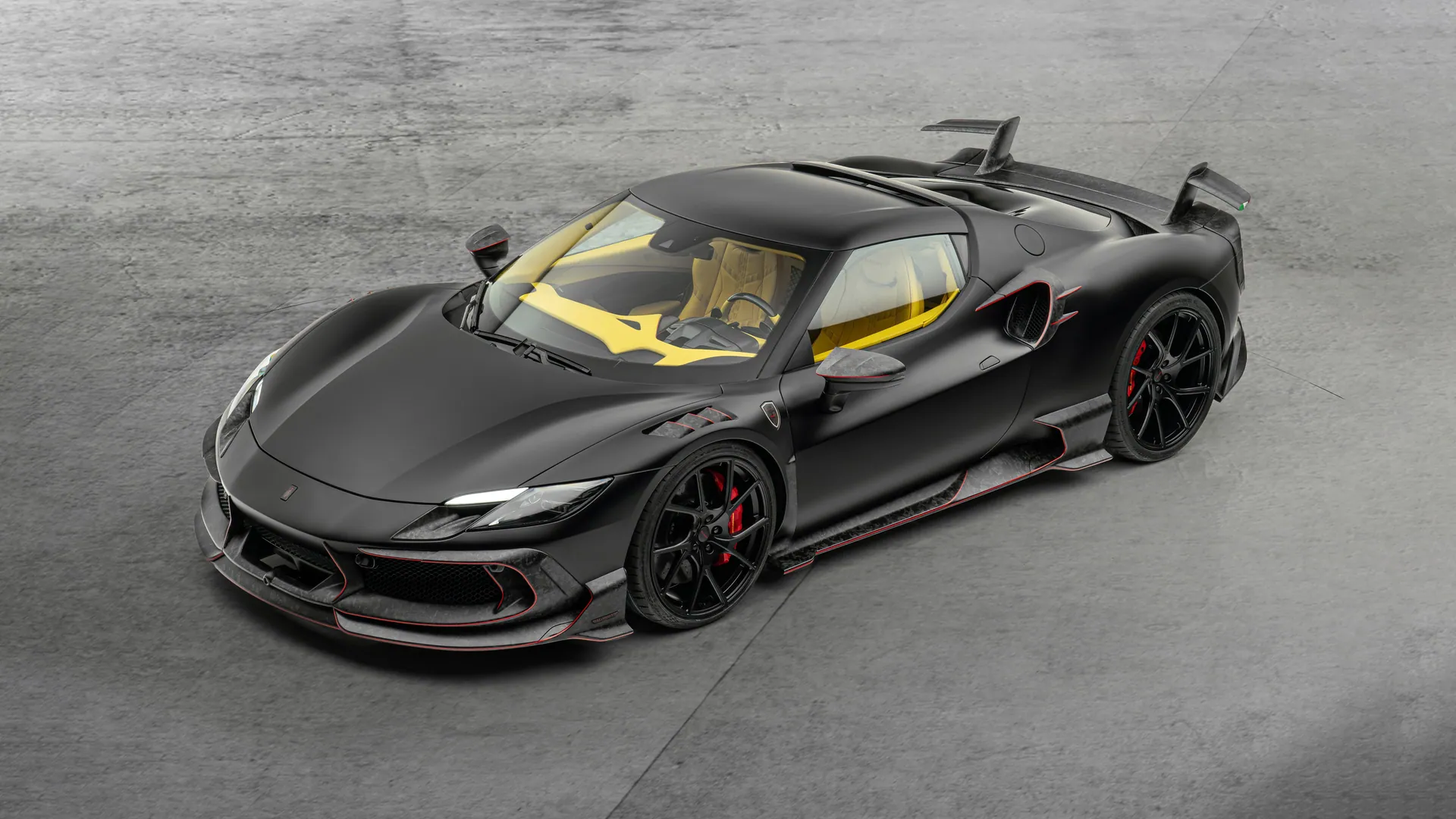 Stealth Ferrari 296 GTB Mansory - backiee