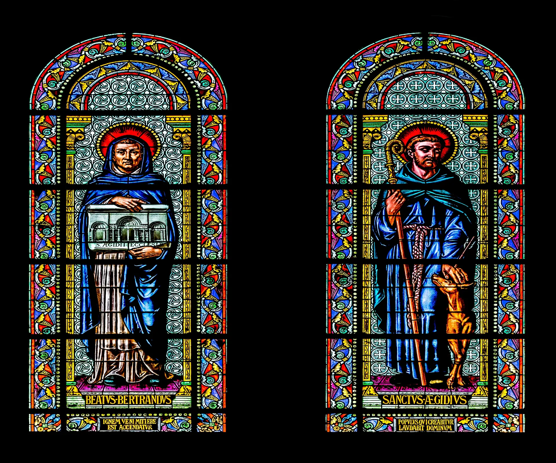 Stained-glass window of the Cathedral of Nimes (4)