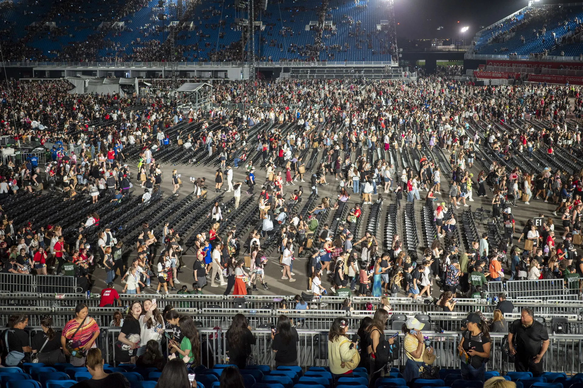 Rogers Stadium Floor