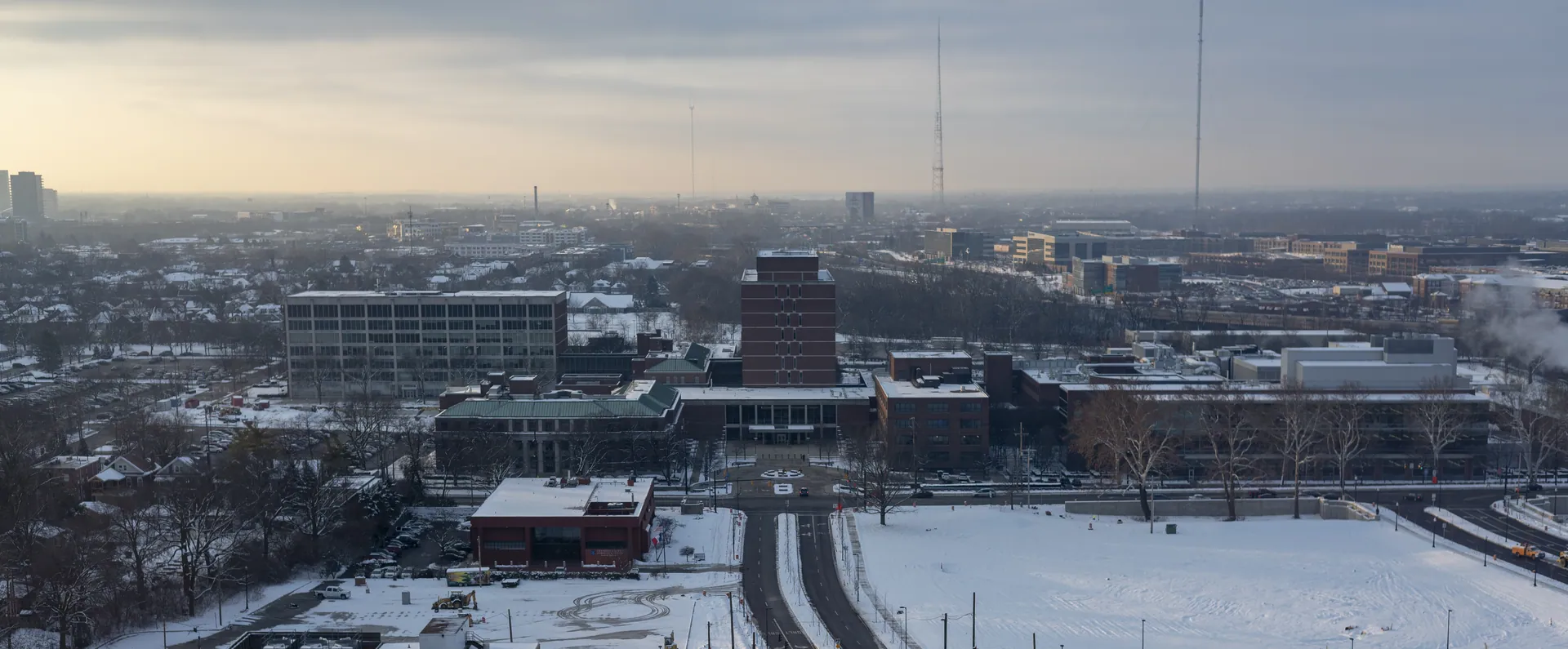 Battelle Memorial Institute in Winter 1