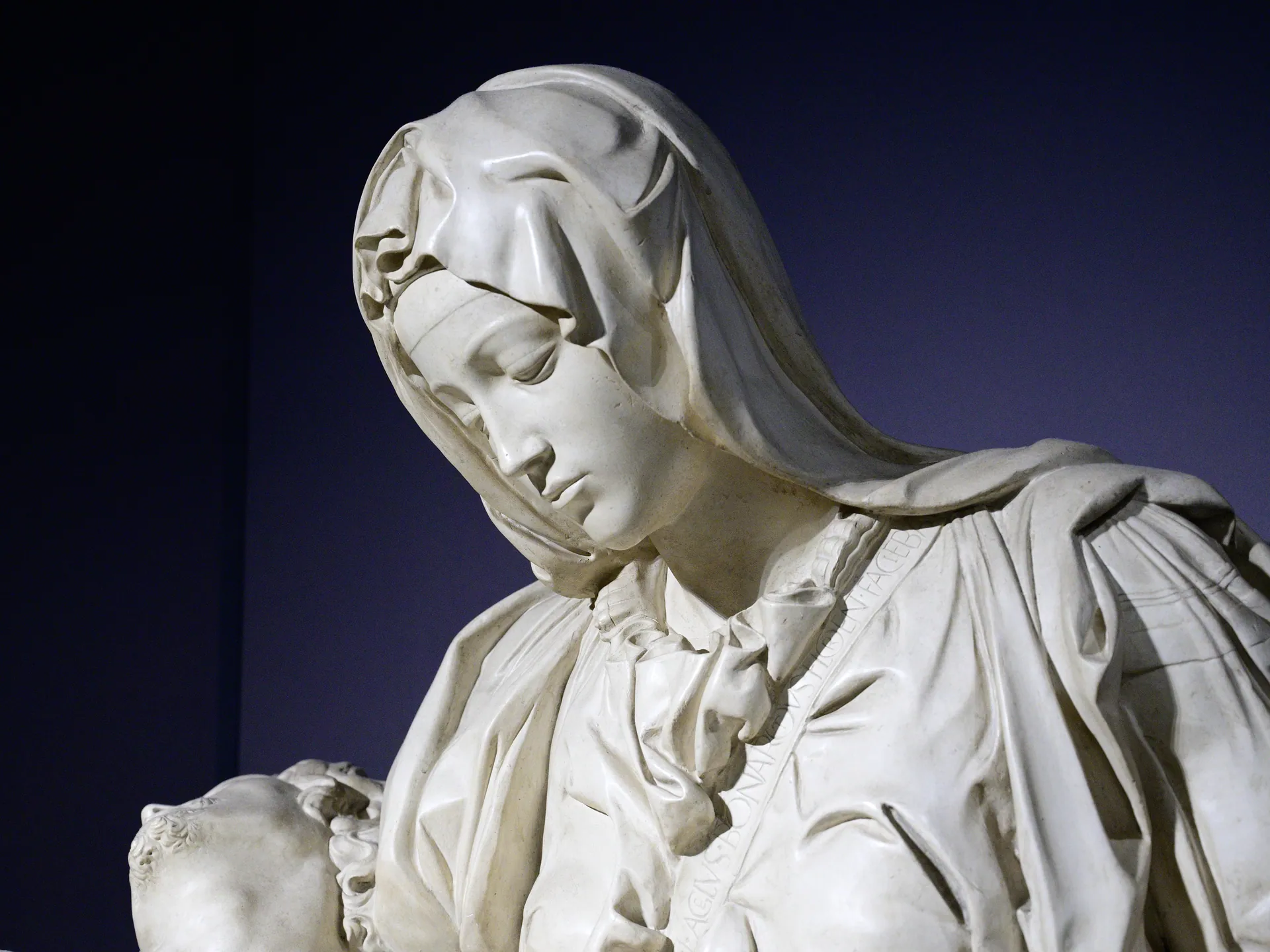 Plaster cast of the Pieta of Michelangelo, Museo dell'Opera del Duomo, Florence, 223886