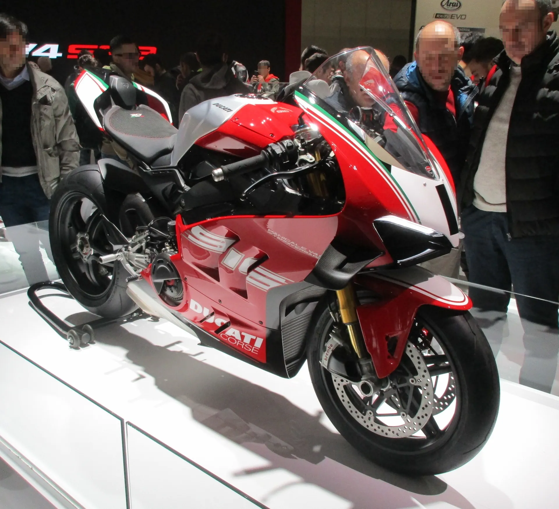 Ducati Panigale V4 SP2 30° anniversario 916 at EICMA 2023 - left view