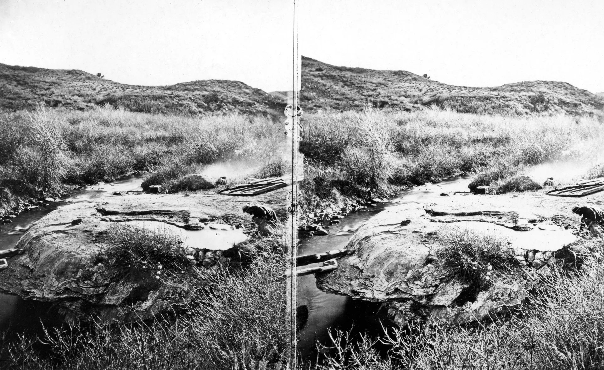 Soda Springs, near Colorado City. El Paso County, Colorado. 1870