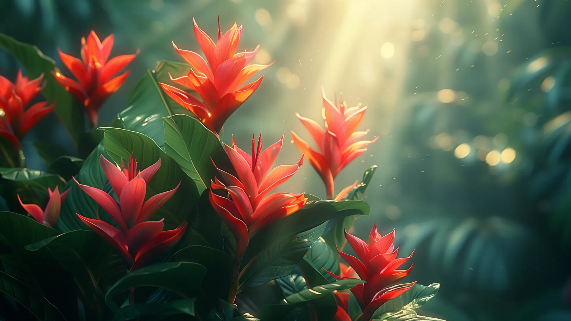 Heliconia_Flowers_-_TV_Art