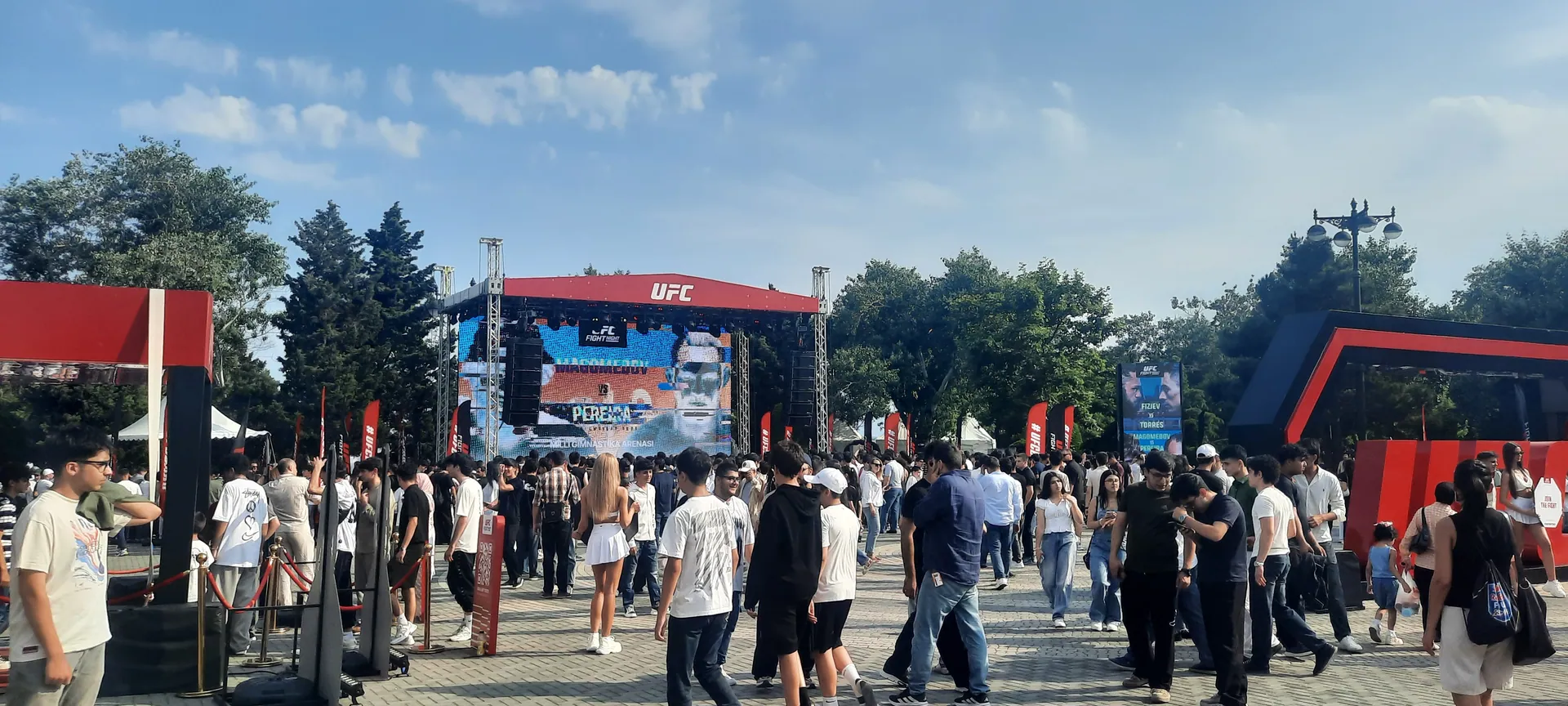 UFC Fight Night Fiziev vs. Torres brand activation event in Baku Boulevard (71287)