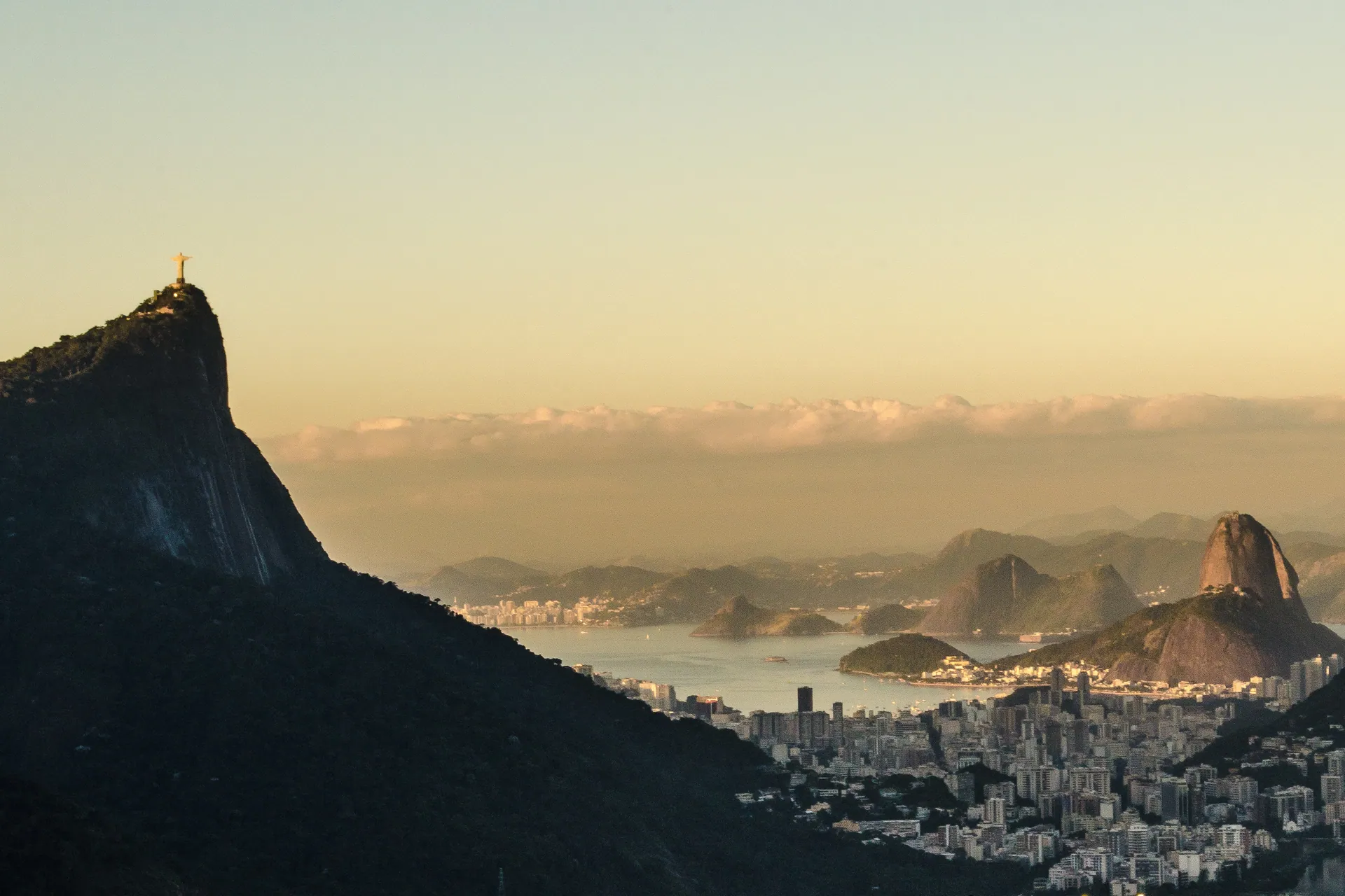 Christ the Redeemer Sunset