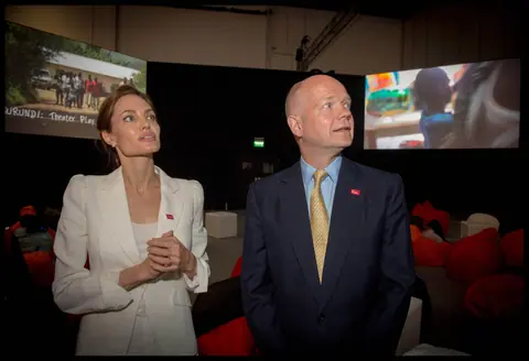Angelina Jolie at Global Summit to End Sexual Violence in Conflict 2