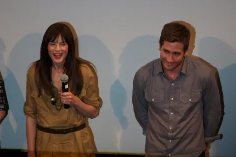 Michelle Monaghan and Jake Gyllenhaal at the Source Code premiere
