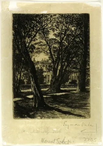 Kensington Gardens, No. I (small plate)