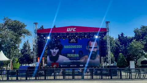 UFC Fight Night Fiziev vs. Torres brand activation event in Baku Boulevard (40945)
