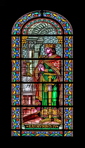 Stained-glass window of the Cathedral of Nimes (2)