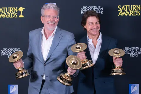 Tom Cruise and Christopher Mcquarrie at Saturn Awards 2026 03