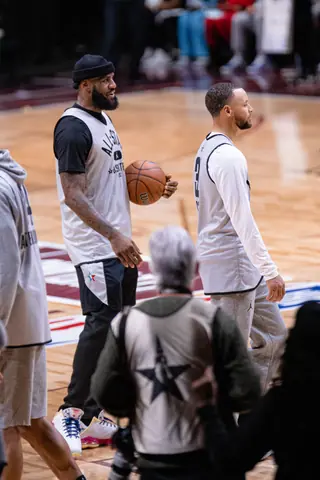 LeBron James and Steph Curry