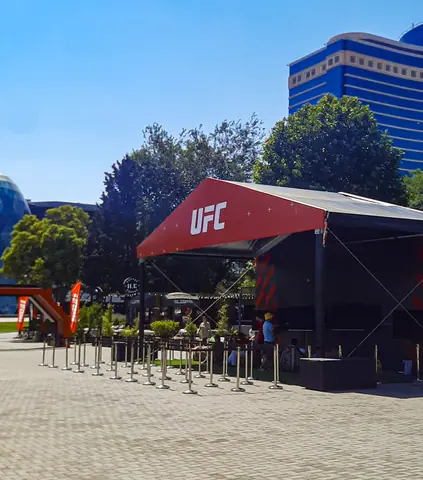 UFC Fight Night Fiziev vs. Torres brand activation event in Baku Boulevard (60123)