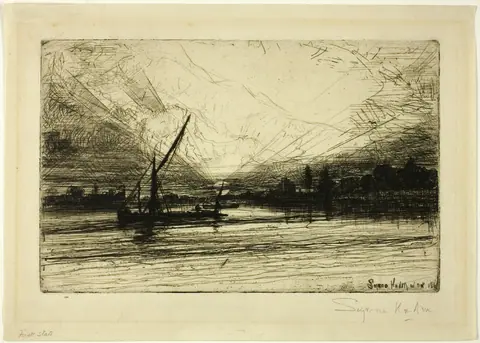 Sunset on the Thames