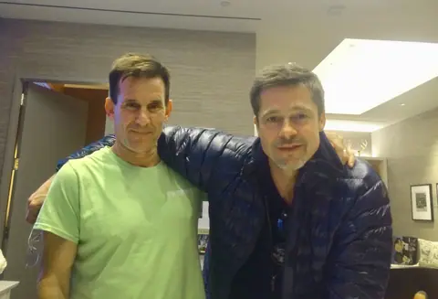 Brad Pitt and Andy Lauer