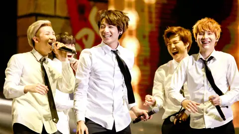BTS during The Red Bullet concert in Taipei, 8 March 2015 01