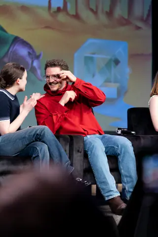 Bella Ramsey and Pedro Pascal at SXSW 2025 04