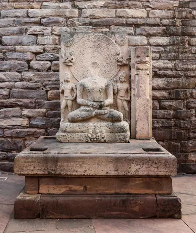 Buddha Statue, Sanchi 02