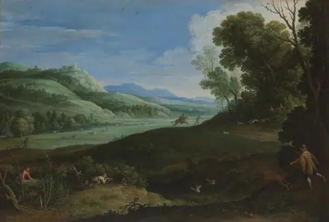 Landscape with Hunters