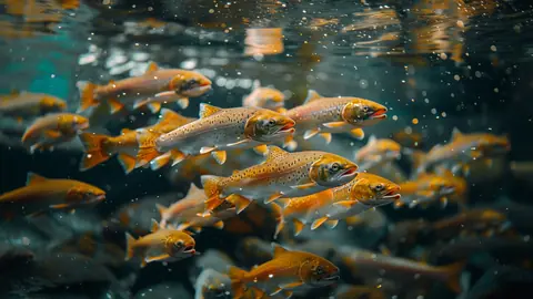 School_Of_Salmon_-_TV_Art