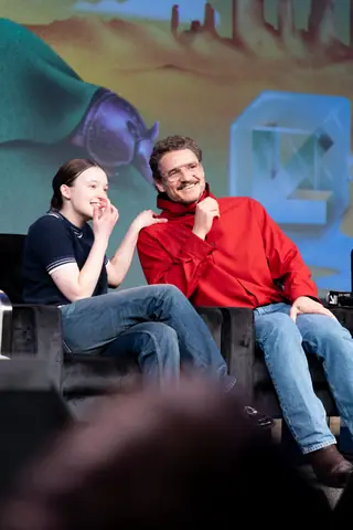 Bella Ramsey and Pedro Pascal at SXSW 2025 01