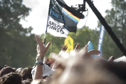 Arctic Monkeys & Pink Floyd flags