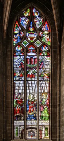 (Auch) Stained-glass window 14 in Auch Cathedral
