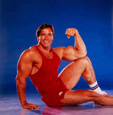 Arnold Schwarzenegger by Harry Langdon 1985