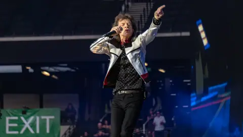 Mick Jagger performs onstage during Rolling Stones concert - London, 22 May 2018