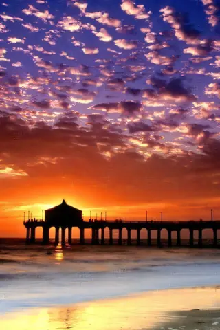 ocean_fishing_pier_at_sunset