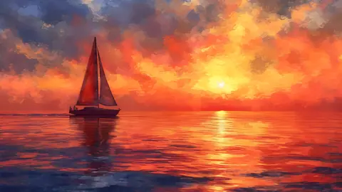 Sunset_Sail_-_TV_Art