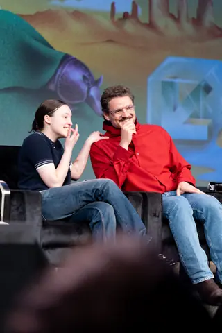 Bella Ramsey and Pedro Pascal at SXSW 2025 02